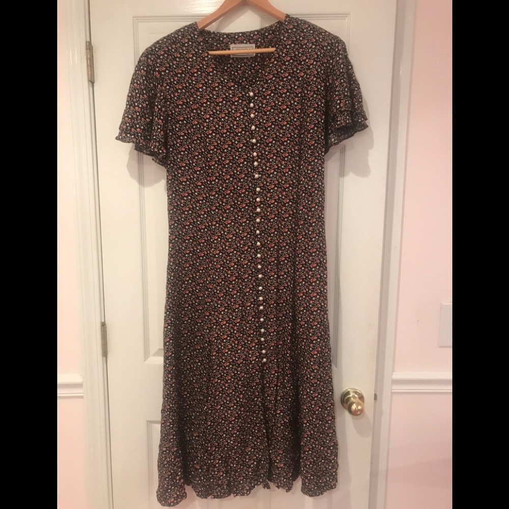 Vintage Floral Dress